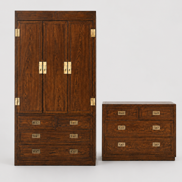 1970's Henredon Armoire & Dresser [VINTAGE]