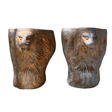 Cast Lion Sconces [VINTAGE]