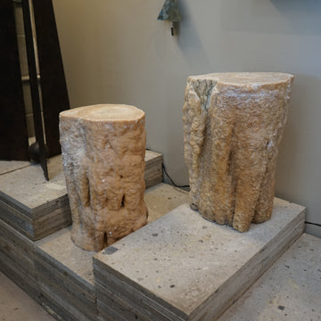 Himalayan Stalagmite/Stalactite Stool or Side Table