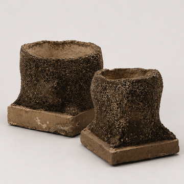 Faux Bois Planters [VINTAGE]