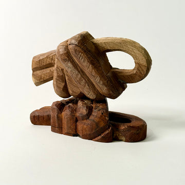 Hand-Carved Reclaimed Wood Knot