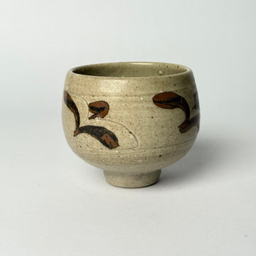 Larry Shep Floral Ceramic Bowl [VINTAGE]