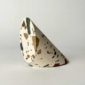 Solid Terrazzo Bookend [VINTAGE] [AS-IS]