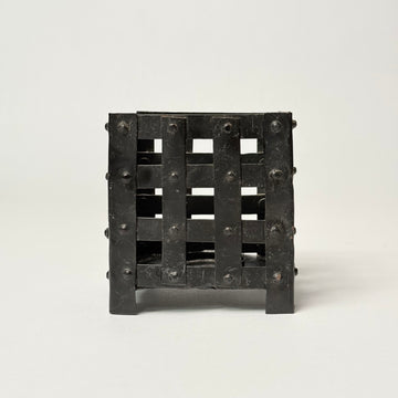 Caged Metal Tea Light Holder