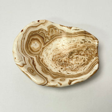 Fossil Onyx Dishes - Sand