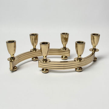 Art Deco Candle Holder - Set of 2 [VINTAGE]