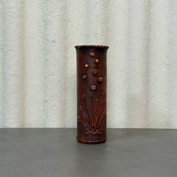 Agave Cloth Textured Vase [VINTAGE]