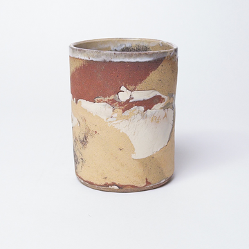 Textured Earthscape Ceramic Cup [VINTAGE]