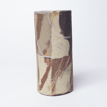 Geometric Mixed Clay Vase [VINTAGE]