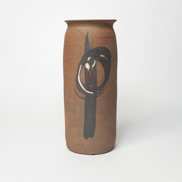 Brushwork Stoneware Vase [VINTAGE]
