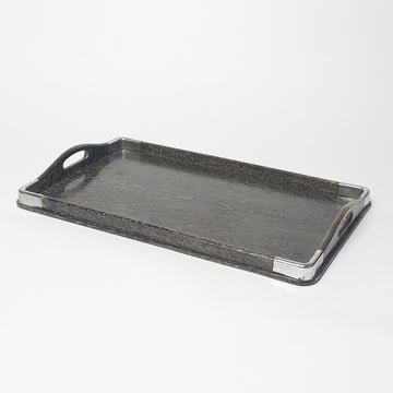 Ebonized Wood Serving Tray [VINTAGE]