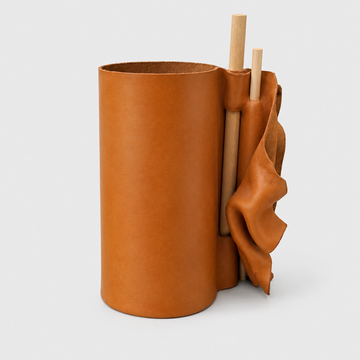 Leather Vase [VINTAGE]